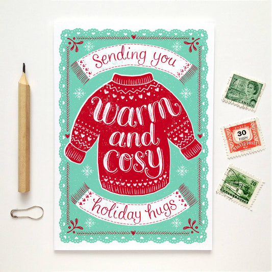 Greetings Card. Printed Card with text A Good Day is only a Bike ride away