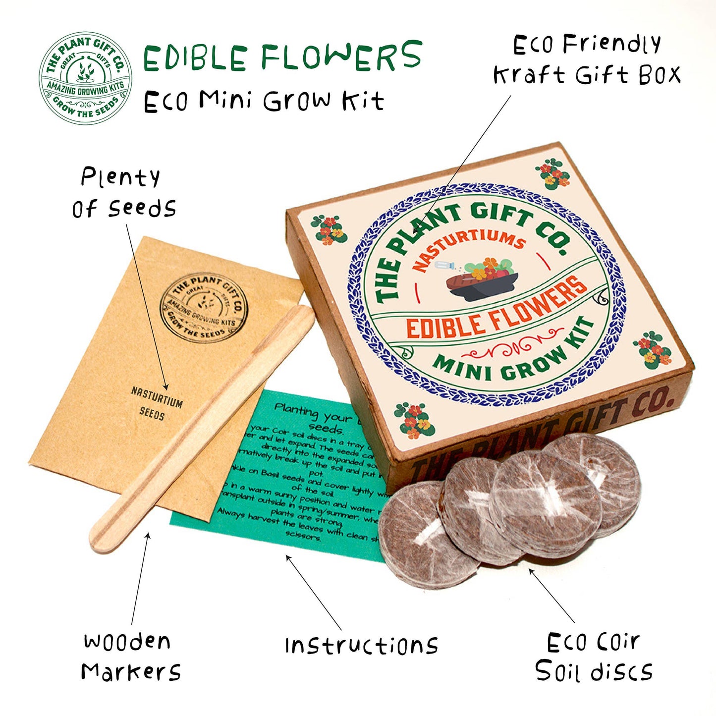 Edible Flowers Eco Grow Kit
