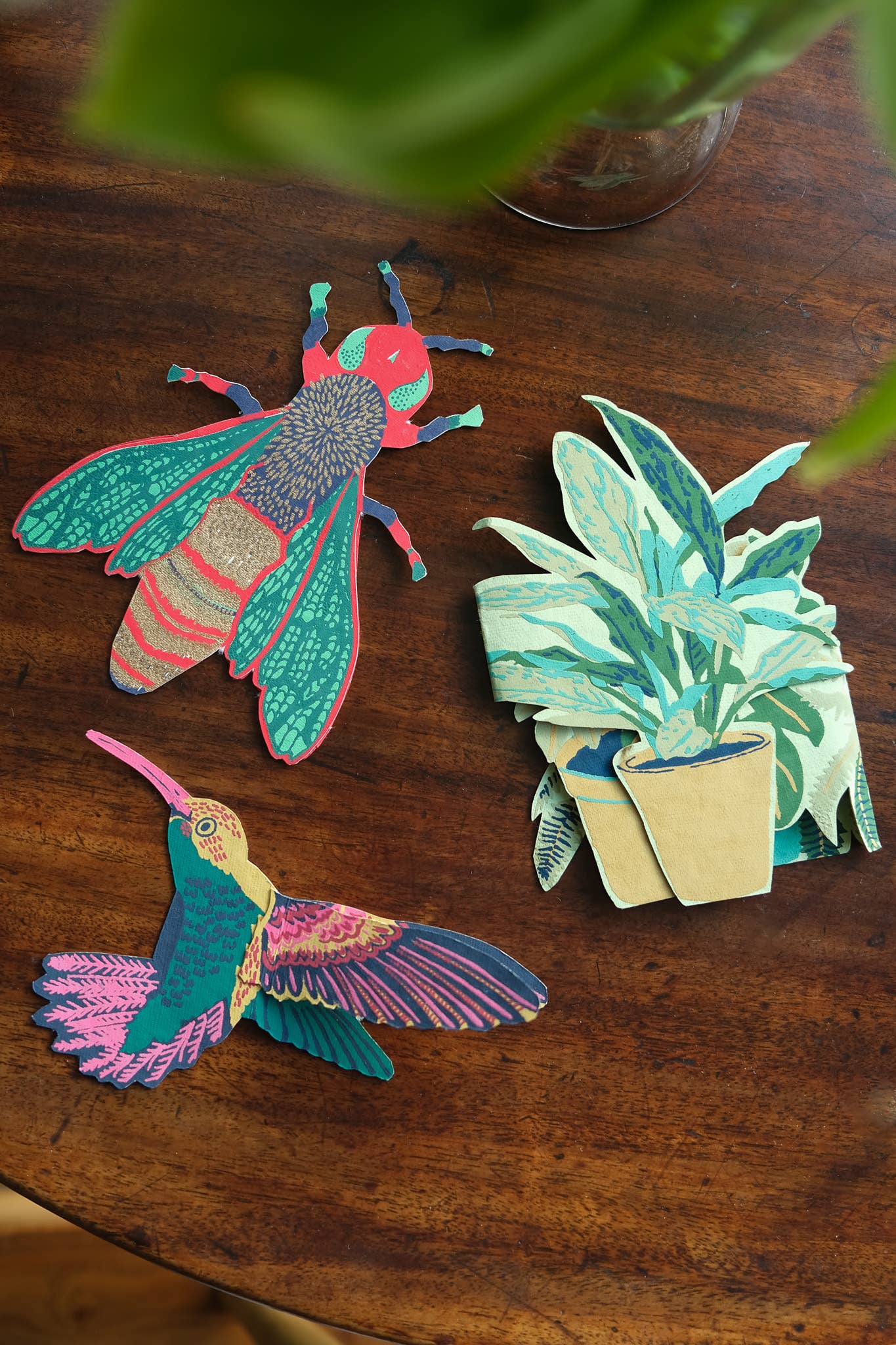 Fold out Houseplant Card