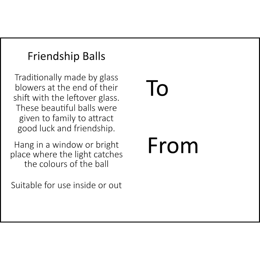 10cm Friendship Ball - Pastel Blue