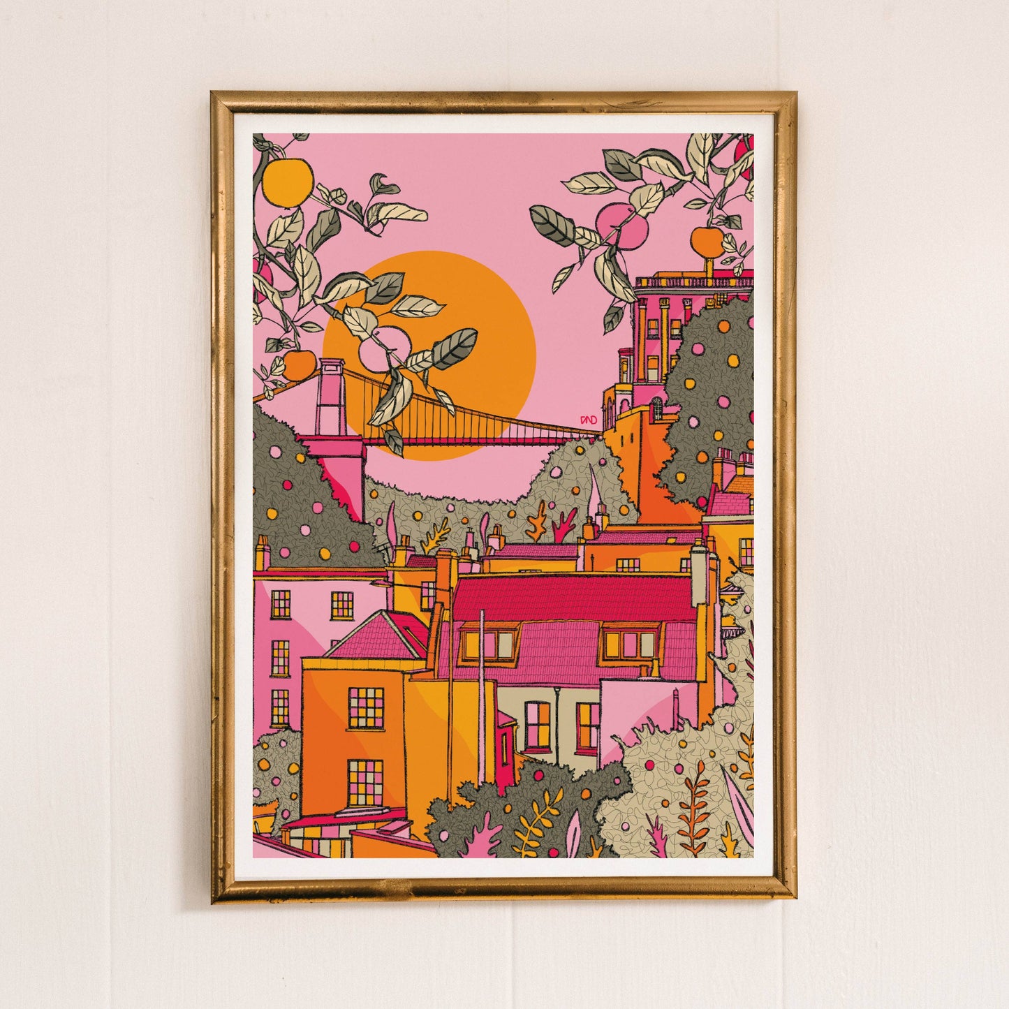 Bristol Art Print, Travel-Themed Art