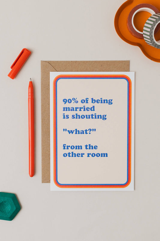 90% Anniversary Card