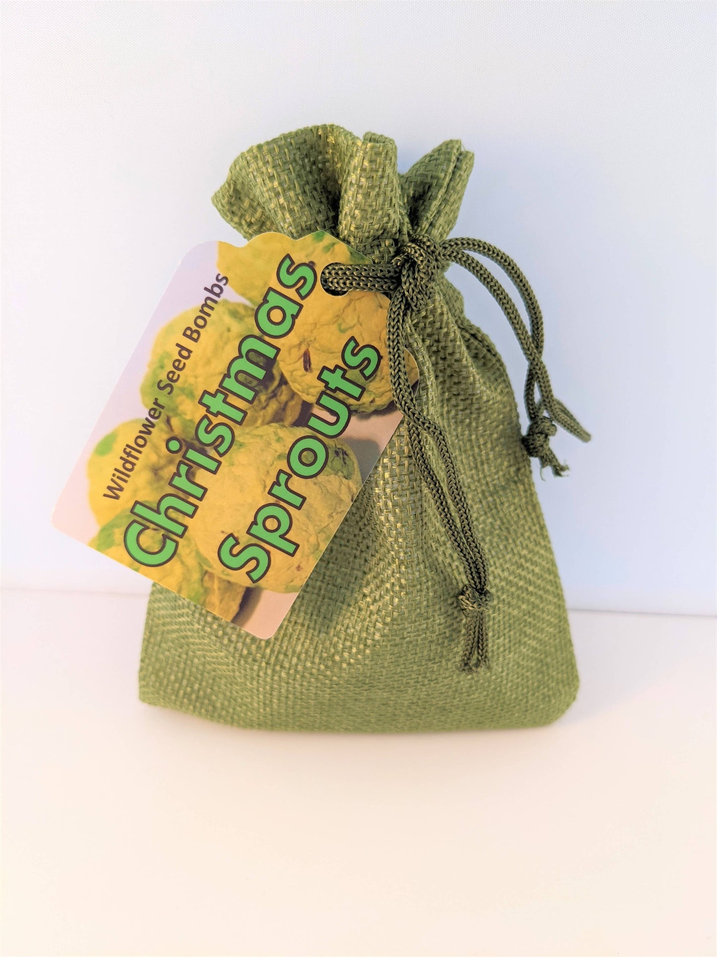 Brussel sprout seed bombs. Wildflower Seeds. Christmas Sprouts.