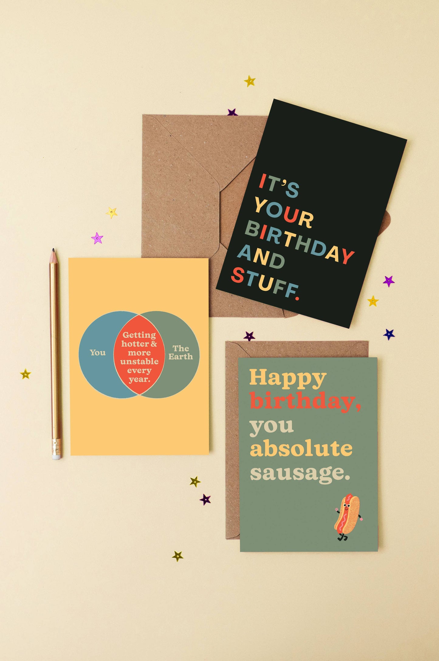 Birthday Sausage Birthday Card