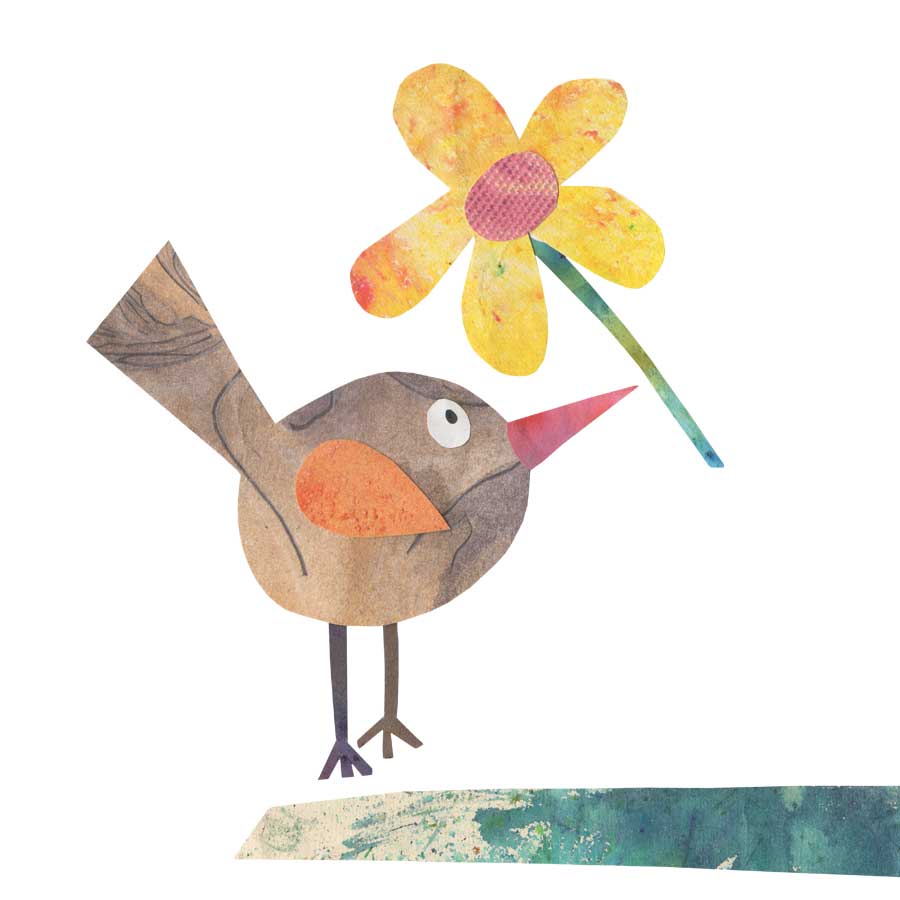 Granny Birthday card, bird