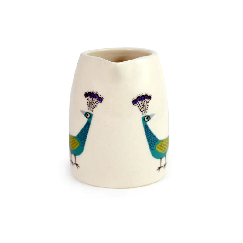 Handmade Ceramic Peacock Small Jug