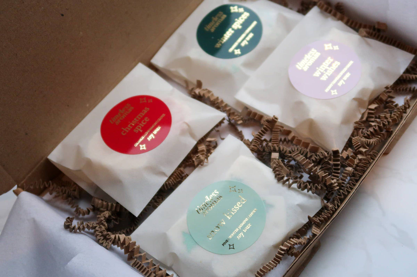 Snow Kissed, Mini Soy Wax Melts | Timeless Aromas