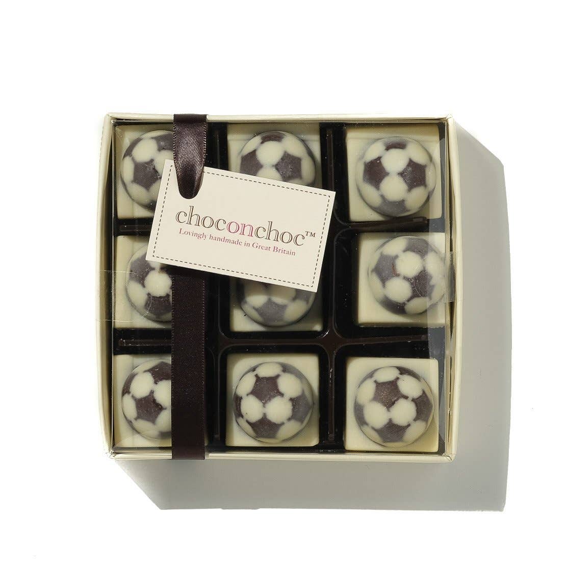 Football shaped Belgium chocolate gift