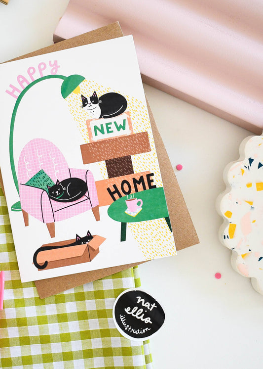 Happy New Home- Celebration Greeting Card