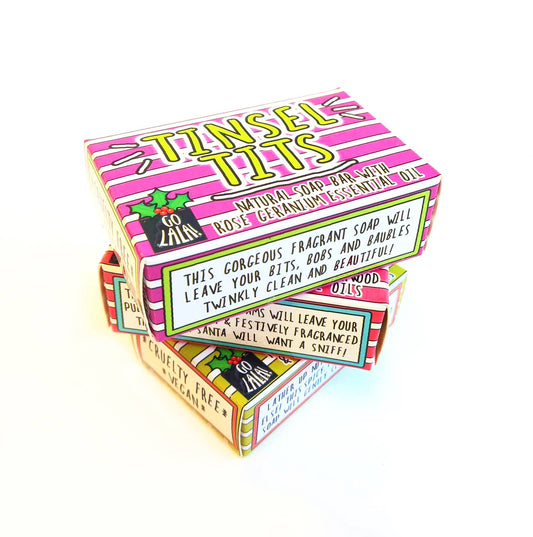 Touch My Elf Christmas Soap Cinnamon & Cedarwood Funny Gift