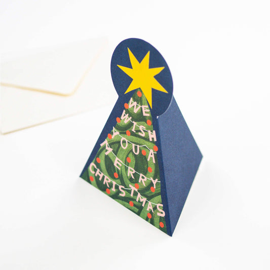Merry Christmas Tree Fold-Out Card