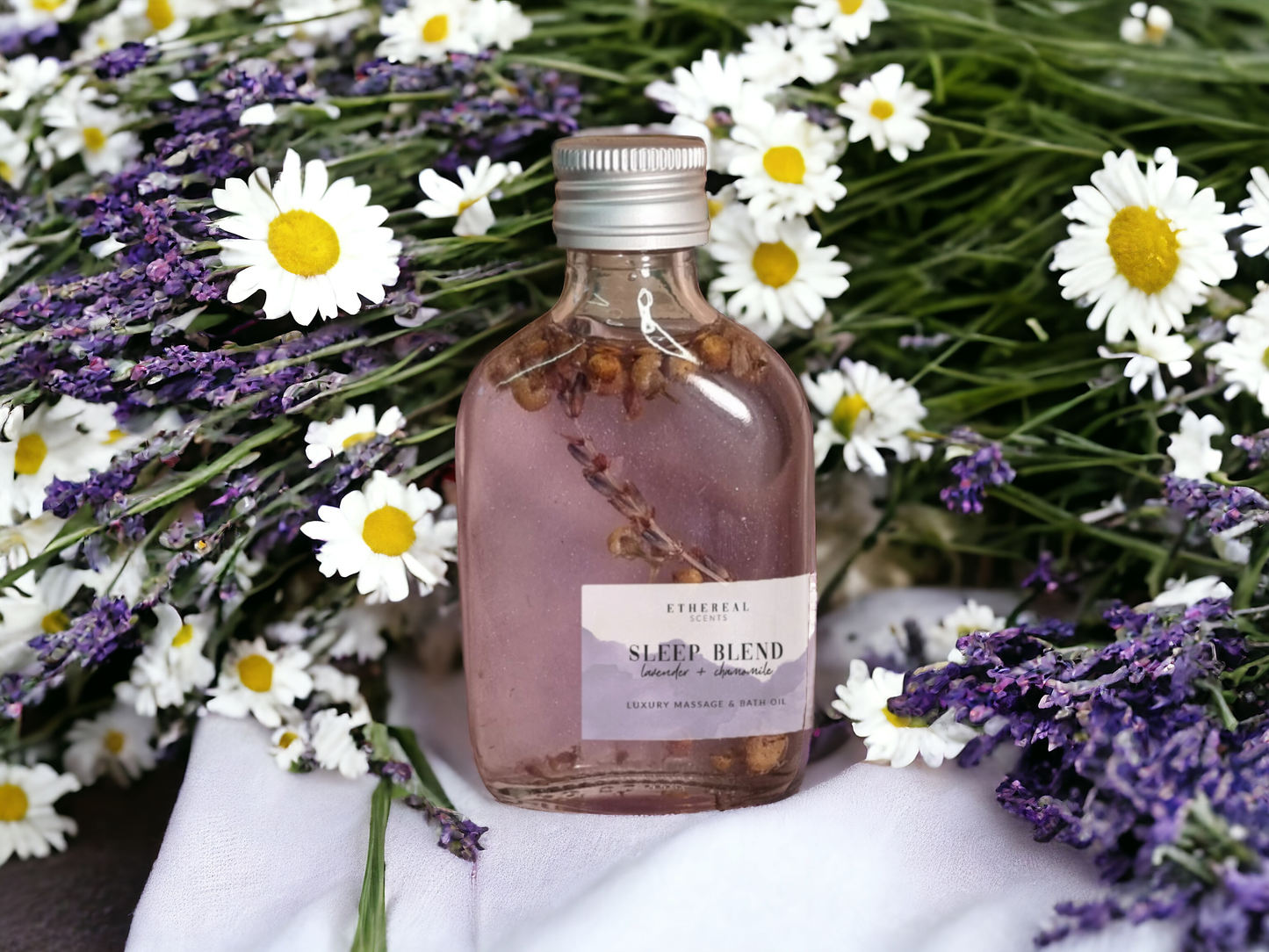 lavender bath and massage oil