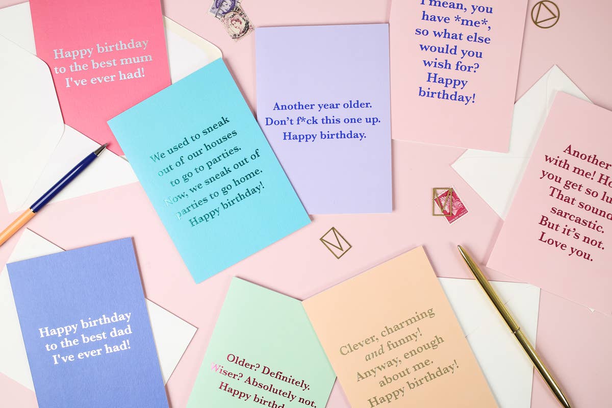 Another Year Older | Funny Birthday Card | Humour | Rude