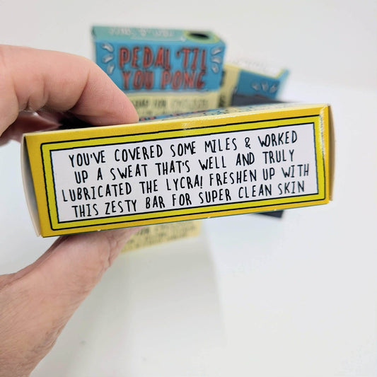 Pedal Til You Pong - soap for cyclists