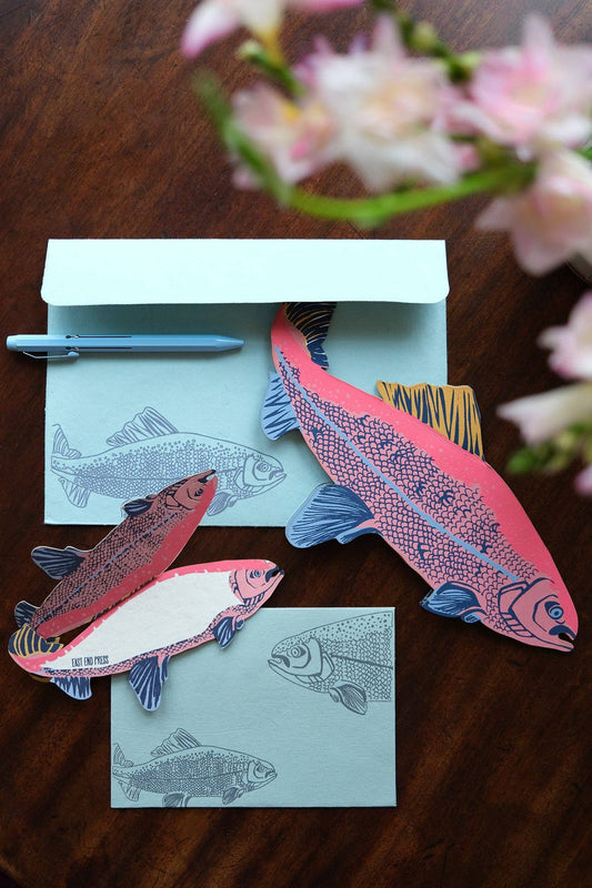 UK/EU: Salmon Greeting Card