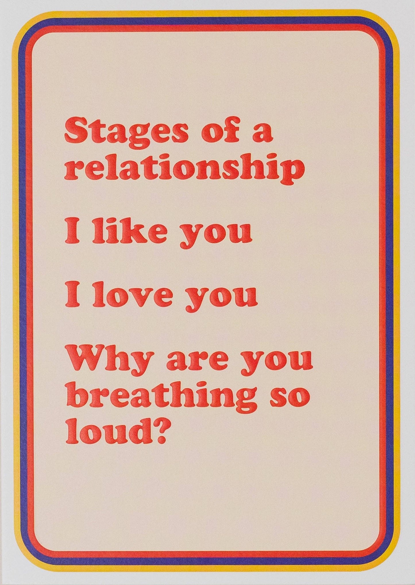 STAGES OF A RELATIONSHIP