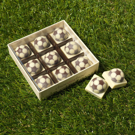 Football shaped Belgium chocolate gift