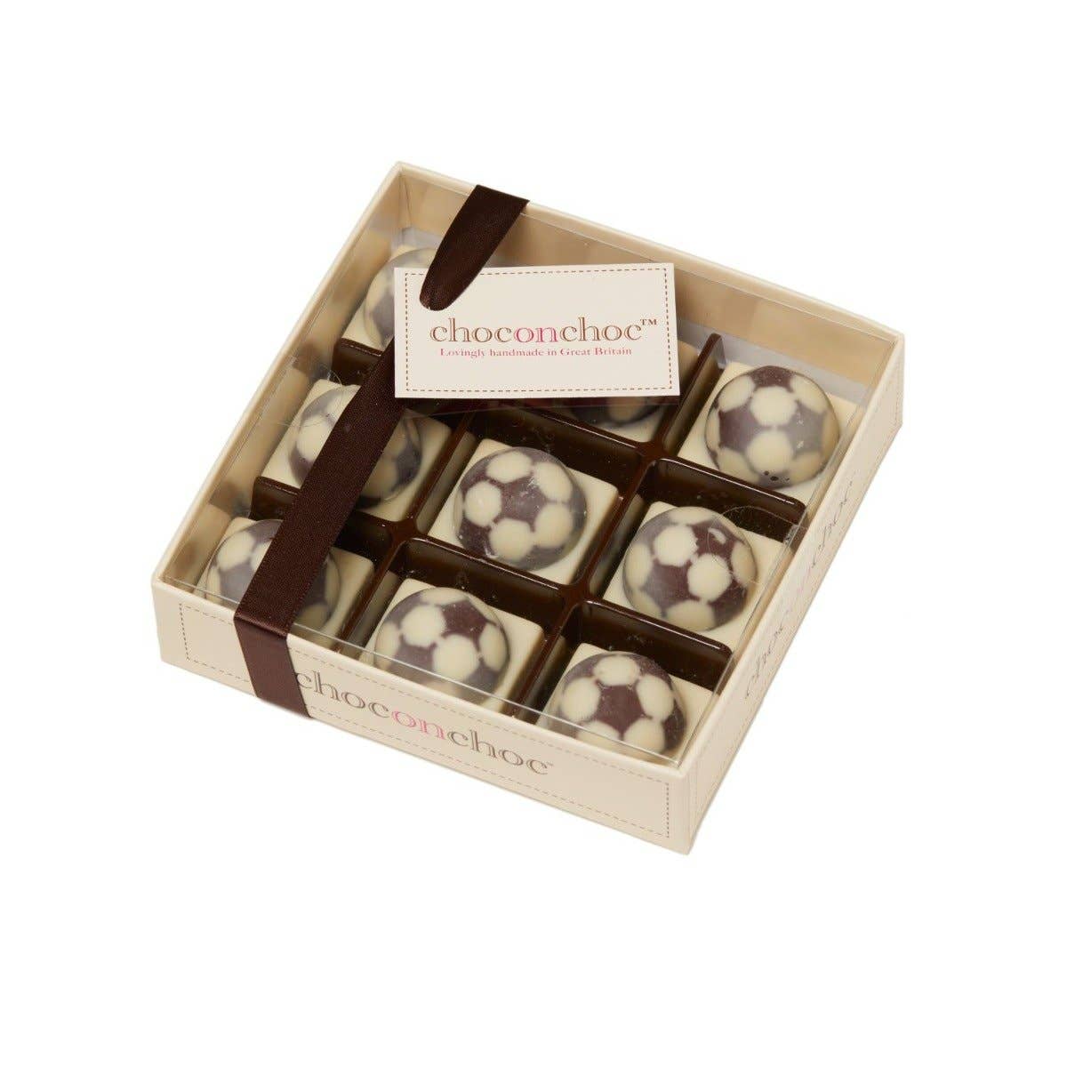 Football shaped Belgium chocolate gift