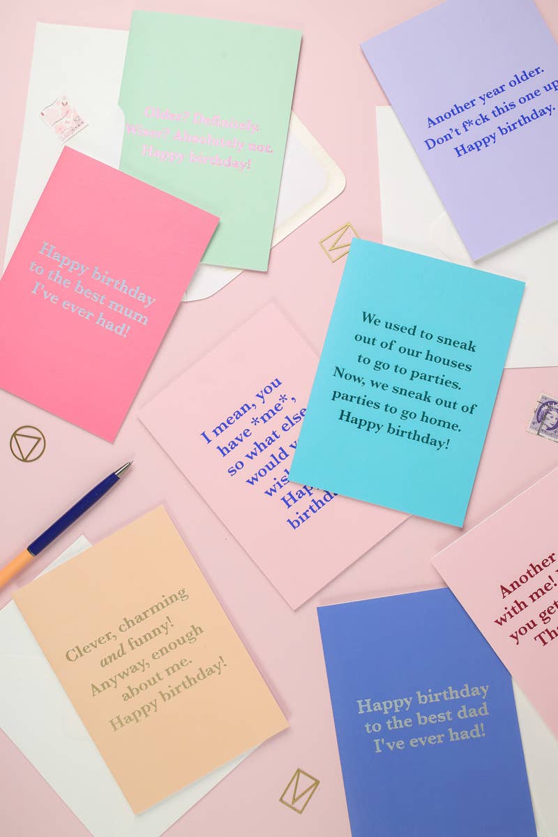 Birthday Best Dad | Funny Greeting Card | For Him | Men