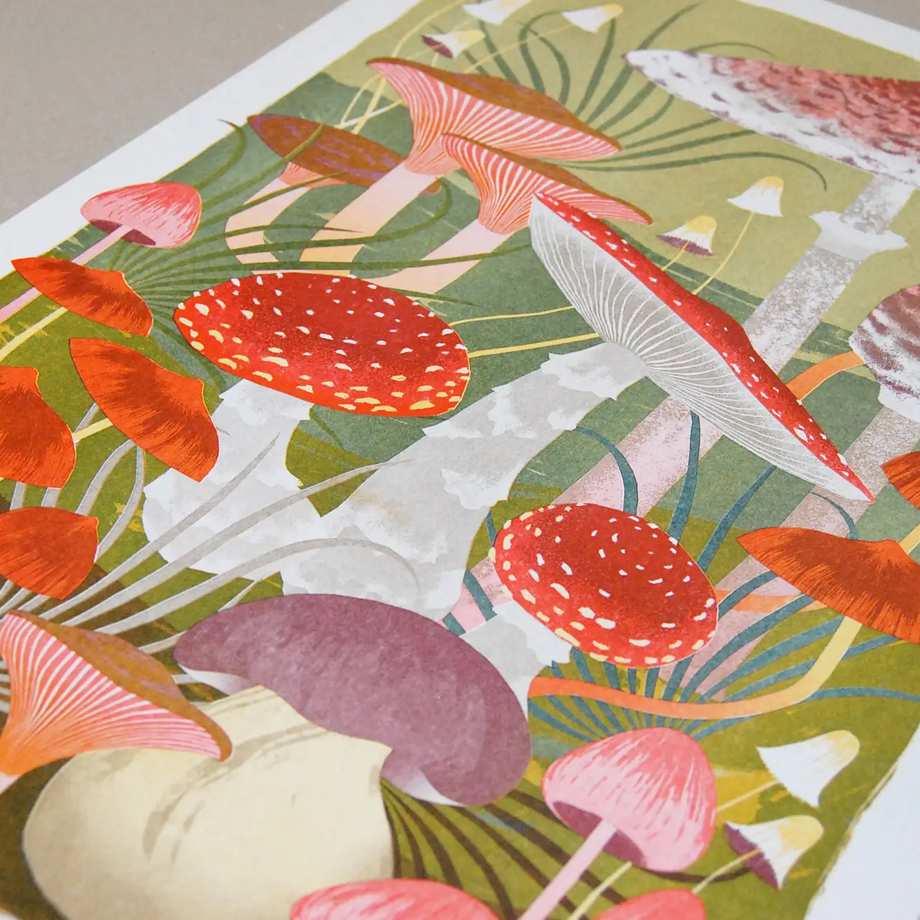 Fungi, risograph print