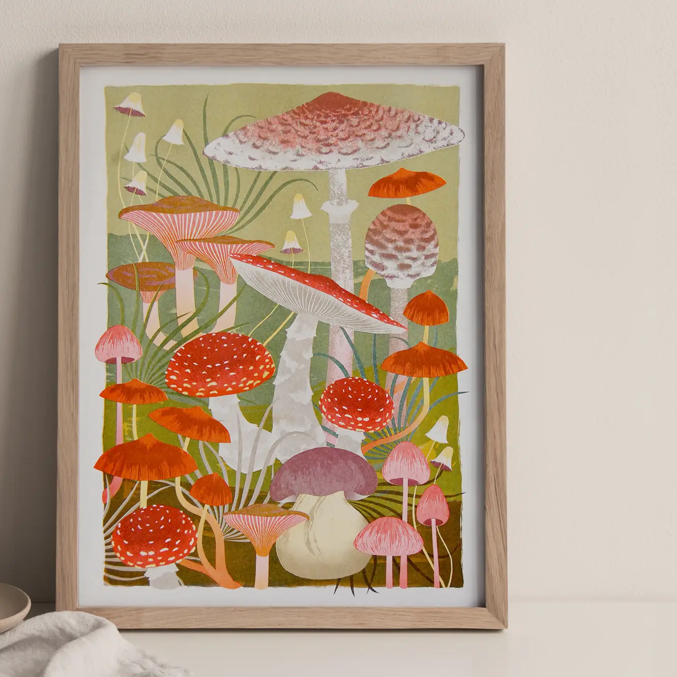 Fungi, risograph print