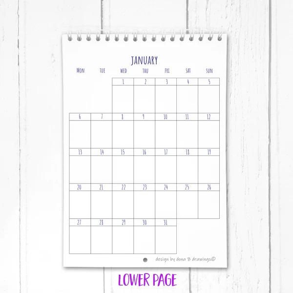 Bristol Sketches 2025 Calendar. Illustrations of Bristol Sights, a page for each month.