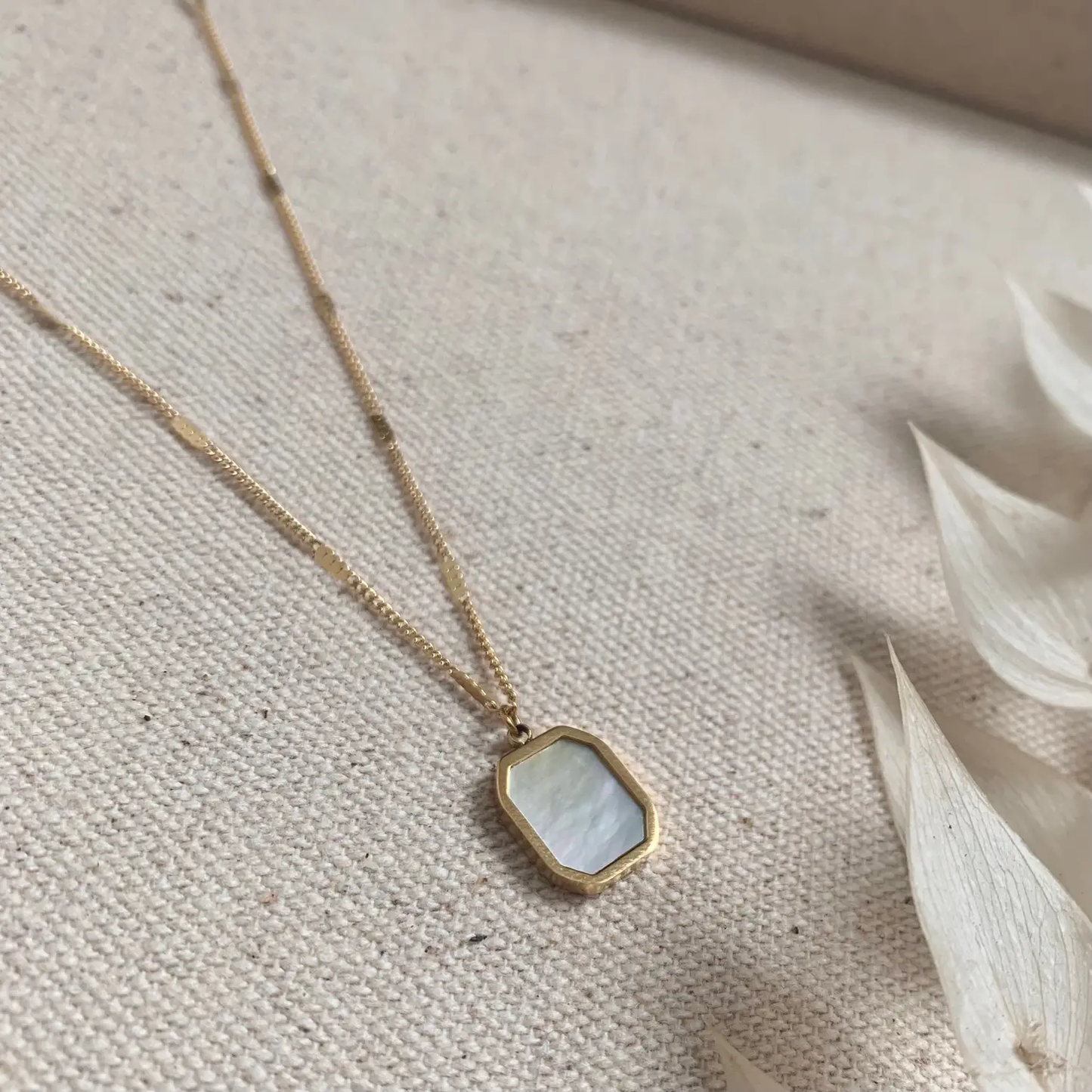 18k Gold Plated Pearl Necklace