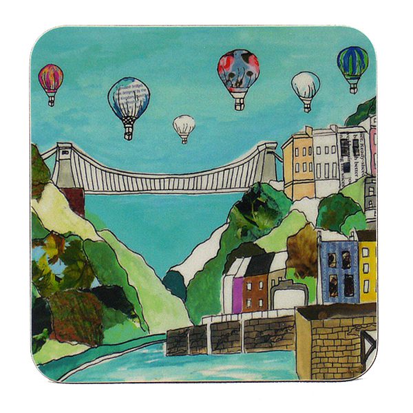 Balloons over the Bristol Suspension Bridge.