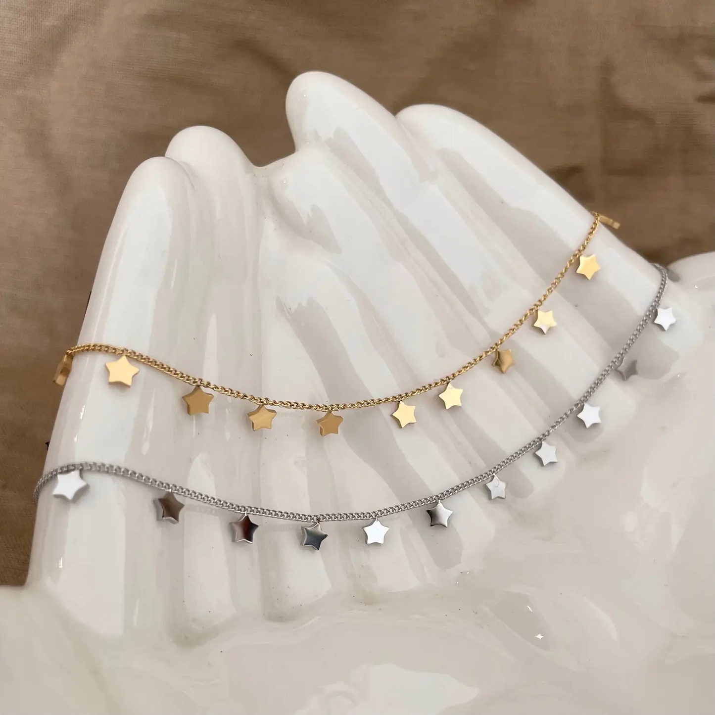 Silver Plated Star Necklace