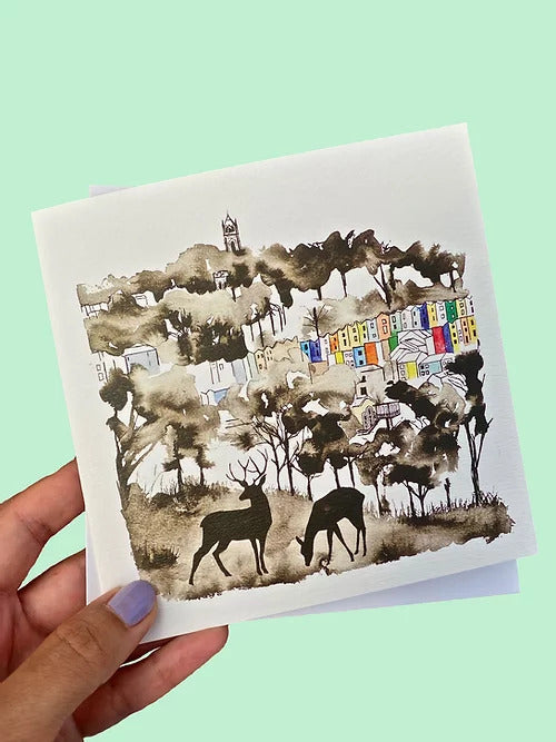Carla James Deer Bristol Card