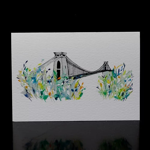 Carla James Tropical Suspension Bridge Card