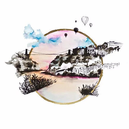 Carla James Bristol Porthole Print