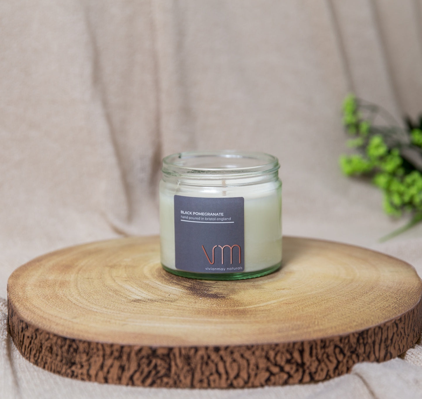 Black Pomegranate Soy Candle