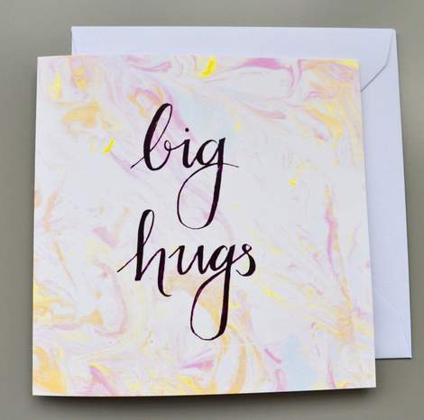 Little Red Apple Big hugs Card