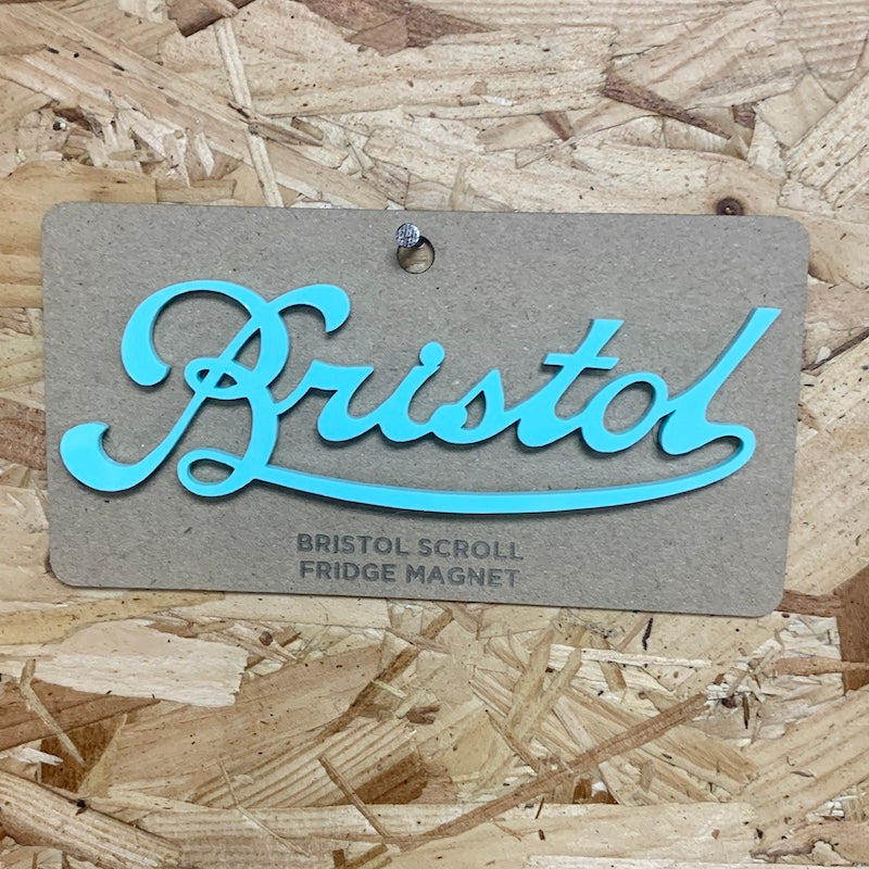 Laser cut Bristol Scroll Fridge Magnet