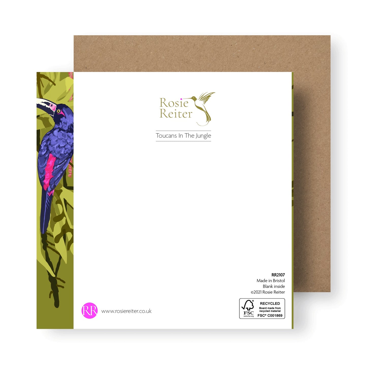 Toucans In Jungle No 1 card