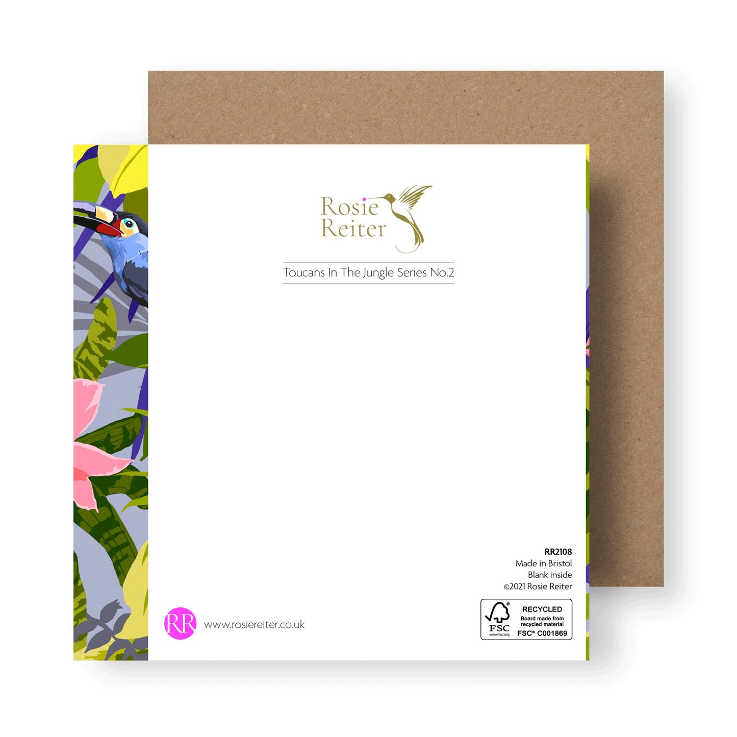 Toucans In The Jungle No 2 Card