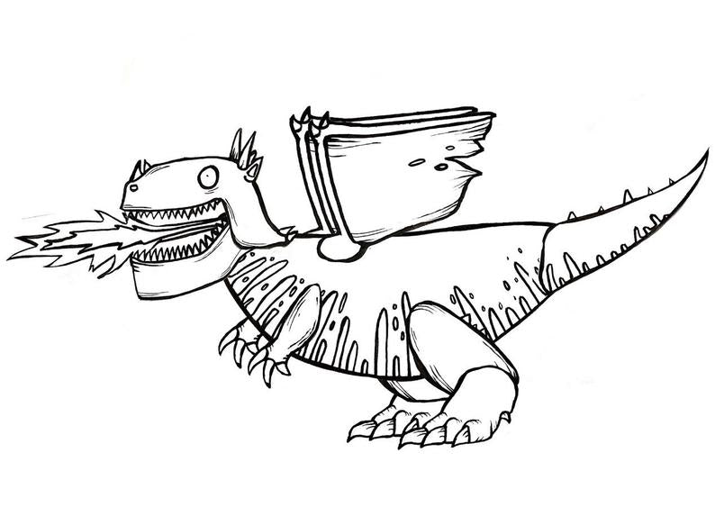 Glass Designs Dixon Does Doodles Make Your Own paper dragon split pin puppet