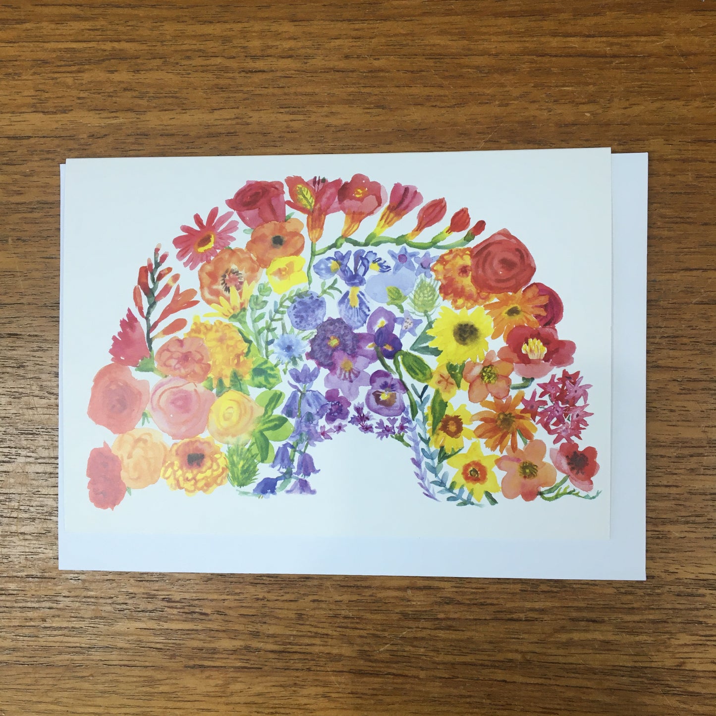 Flower Rainbow Card
