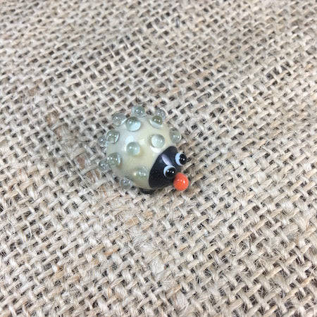 Sue Webb Friends in a box glass Hedgehog.