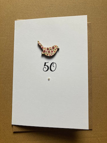 Reversible Robin 50th Card