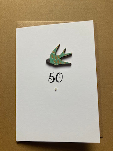Reversible Robin 50th Card