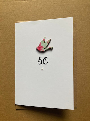 Reversible Robin 50th Card