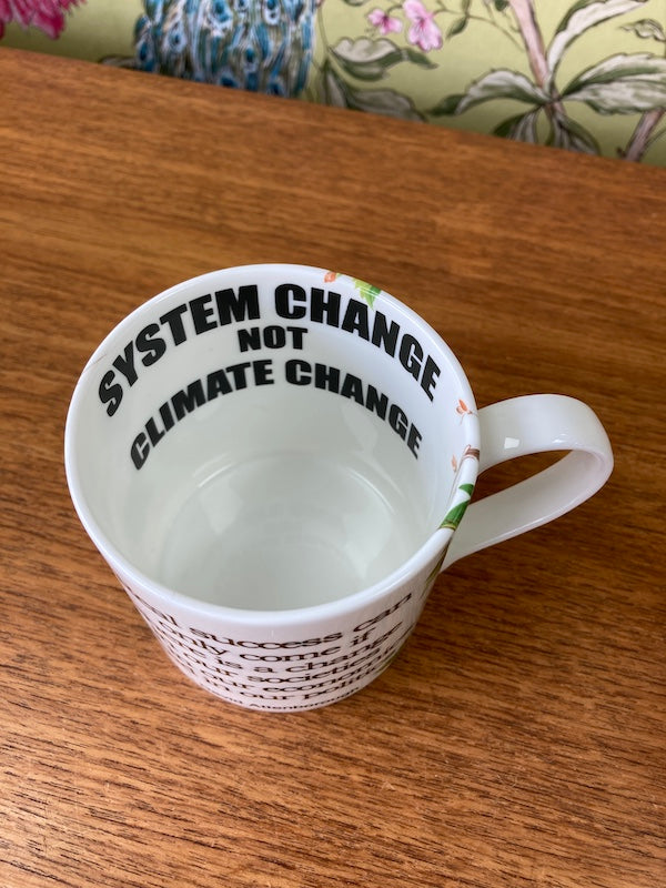 David Attenborough China mug, made in Bristol by Stokes Croft China.