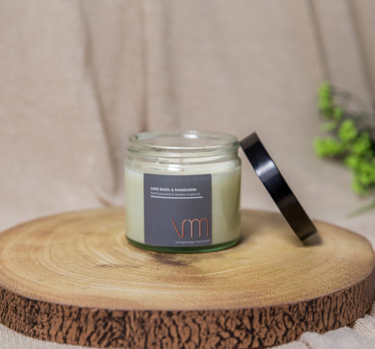 Lime Basil & Mandarin Soy Candle