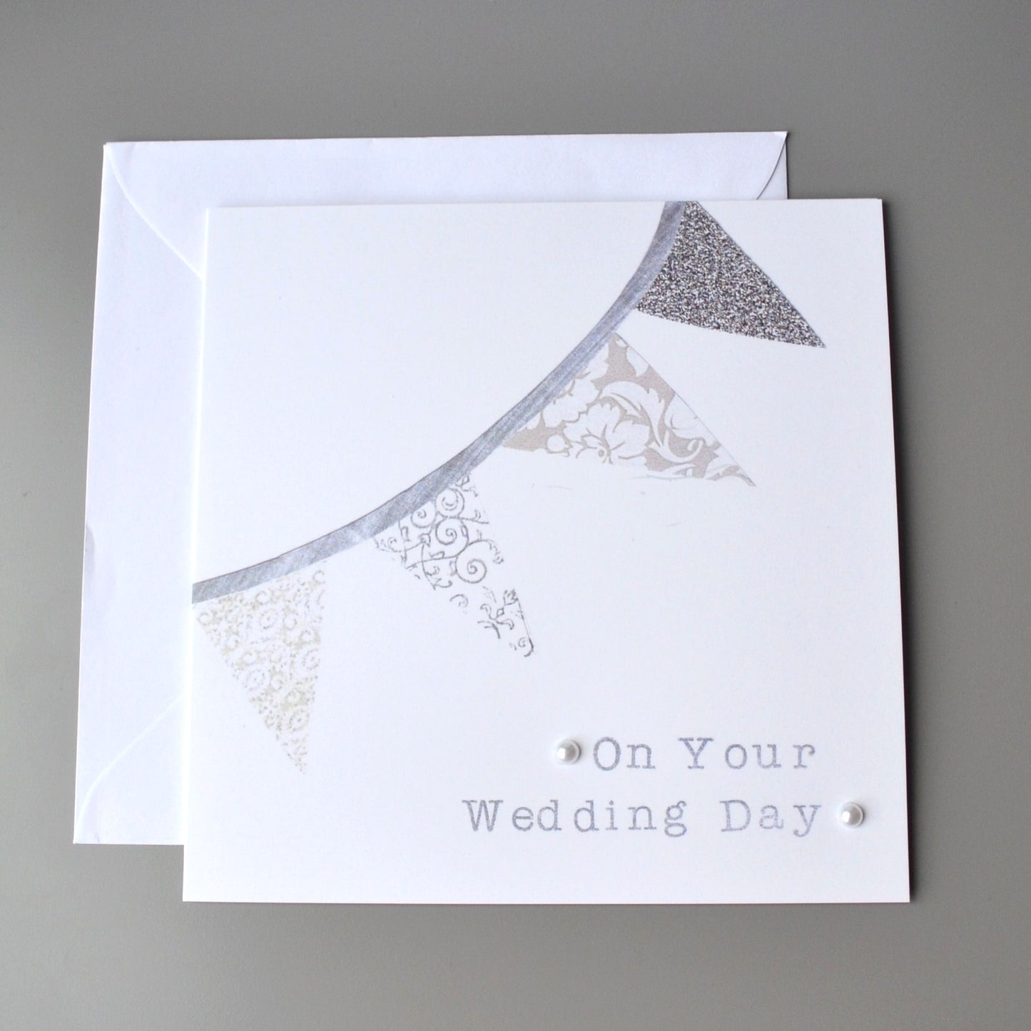 Little Red Apple Wedding bunting Card