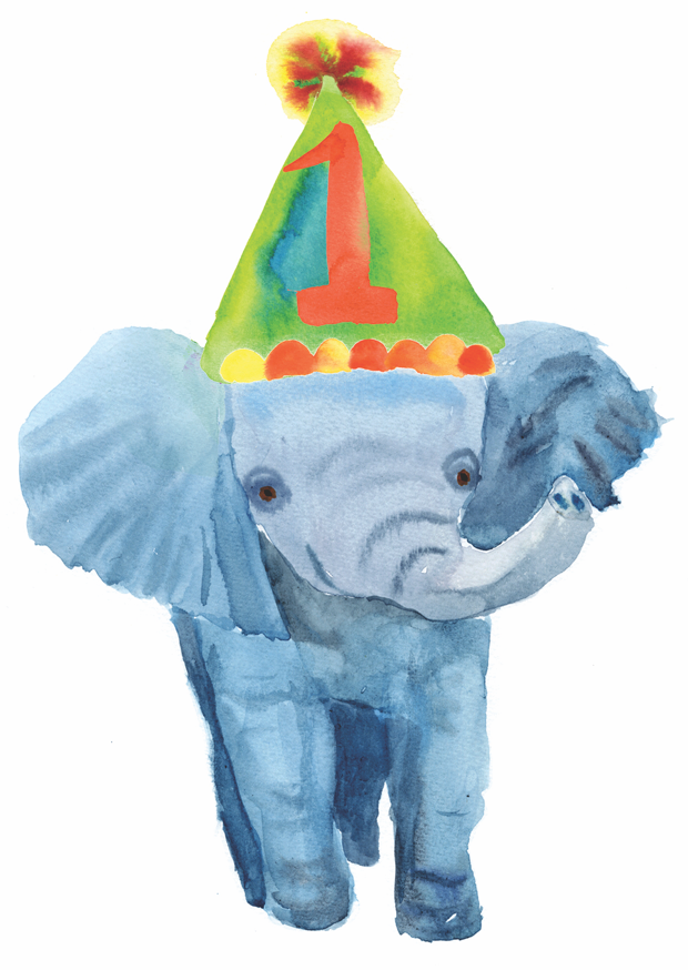 Rosie Webb One Elephant Card