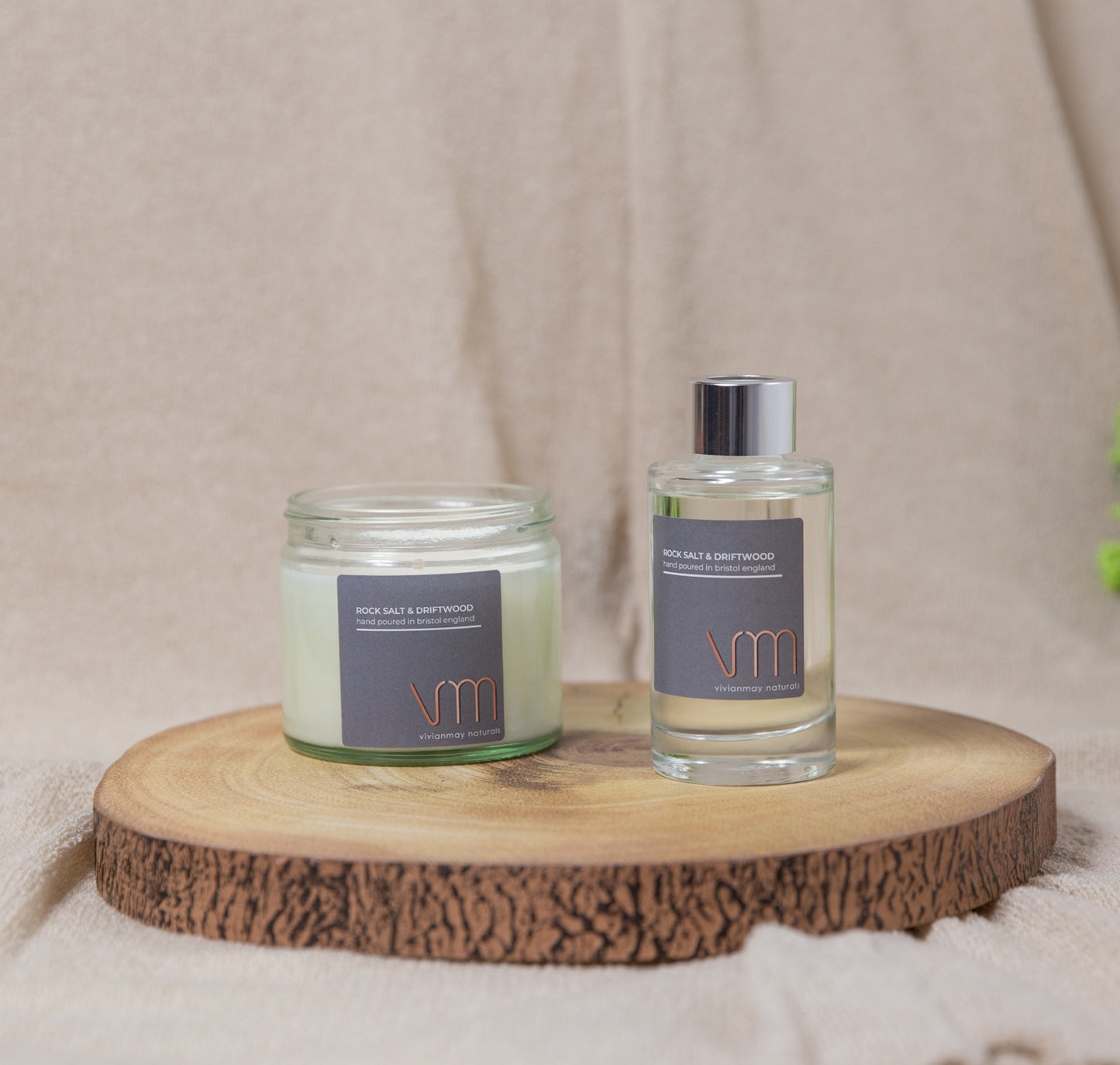 Rocksalt & Driftwood Soy Candle