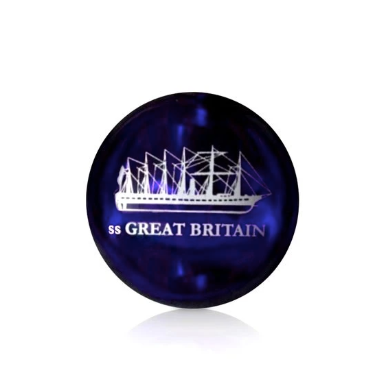 Bristol Blue Glass Paperweights