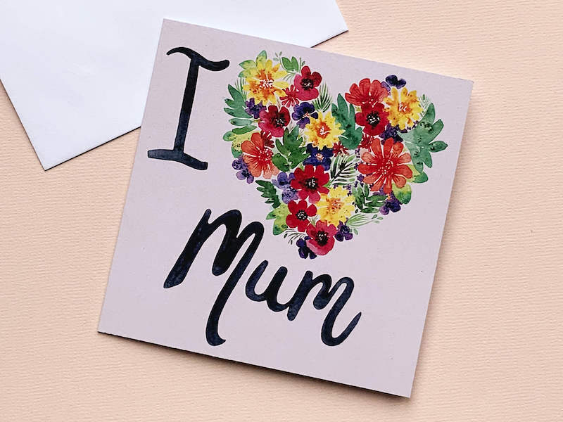 Thea & Fox Mothers Day Card.